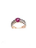 Anello Stocco Gioielli in Oro rosa Cristallo ANS 100 - ANS 100